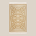 Luxury Chenille Prayer Mat – Dark Beige