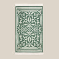 Luxury Chenille Prayer Mat – Green