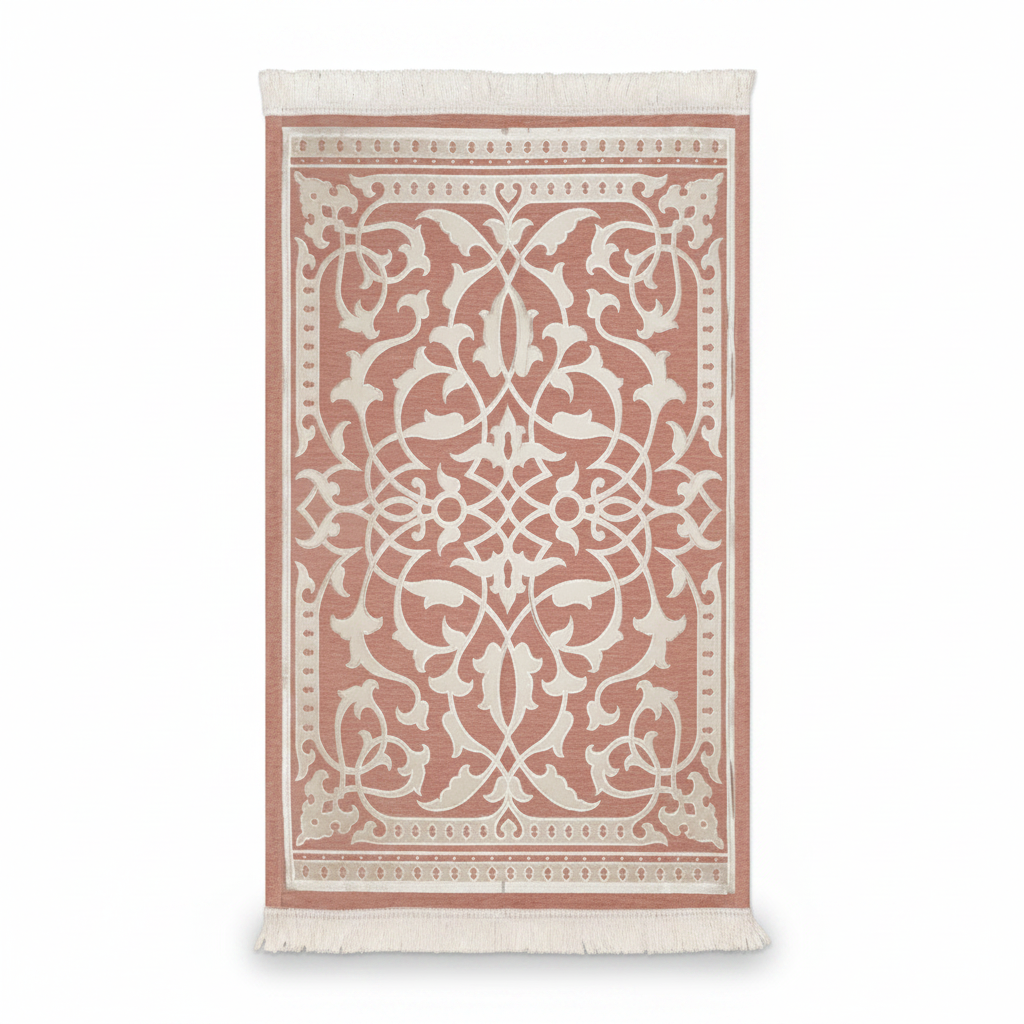 Luxury Chenille Prayer Mat - Pink