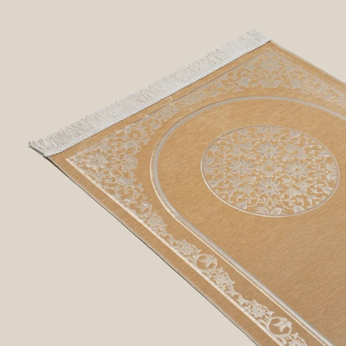 Chenille Prayer Mat – Dark Beige